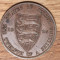 Jersey -moneda de colectie bronz rara- 1 / 12 shilling 1923- George V - xf+/aunc