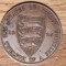 R10 Jersey -moneda de colectie bronz rara- 1 / 12 shilling 1923- George V - xf+/aunc