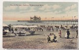 Bnk cp Anglia - Weston-super-Mare - Grand Pier and Pavilion - necirculata interbelica, Printata