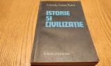 CORNELIU VADIM TUDOR (dedicatie-autograf) - Istorie si Civilizatie - Editura Eminescu, 1983, 314 p.