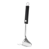 Cumpara ieftin Zdrobitor pentru cartofi Ghidini, lungime totala 27.5 cm, otel inoxidabil, argintiu, negru