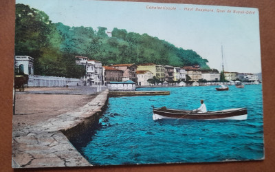 Carte postala, Cheiul Buyuc-Derd, Constantinopol, color foto