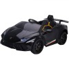 Masinuta Electrica Chipolino Lamborghini Huracan Neagra, Scaun Piele, Roti EVA, Telecomanda, +3 Ani