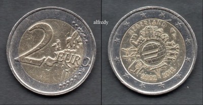OLANDA 2012, 2 euro, 10 euro foto