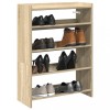 VidaXL Pantofar, stejar sonoma, 60x25x81 cm, lemn prelucrat
