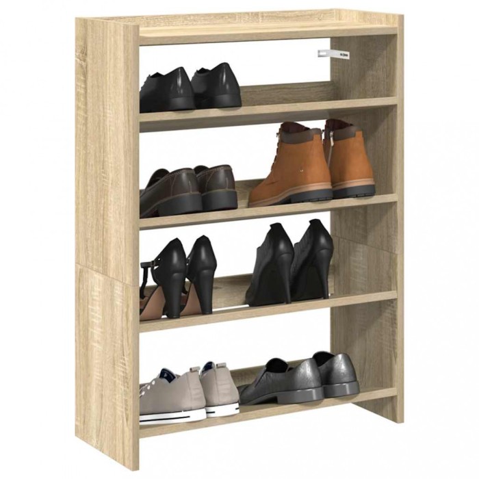 vidaXL Pantofar, stejar sonoma, 60x25x81 cm, lemn prelucrat