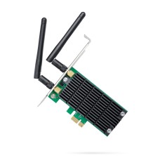 ADAPTOR RETEA TP-LINK AC1200, intern wireless 2.4 GHz | 5 GHz, PCI-E, port, 1200 Mbps, antena externa x 2, &quot;Archer T4E&quot;
