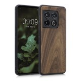 Husa Kwmobile pentru OnePlus 10 Pro, Lemn, Maro, 57461.18, Carcasa