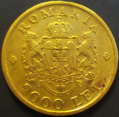 Moneda istorica 2000 LEI - ROMANIA, anul 1946 *cod 186 B foto