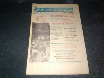 REVISTA TELE RADIO 12 18 IULIE 1987 foto