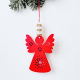 Decoratiune de Craciun cu cristale de selenit - inger