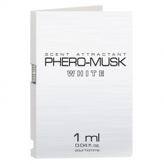 Parfum pentru bărbați pentru a atrage femeile Phero-Musk White pentru bărbați, 1 ml