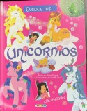 Conoce los ..unicornos (Intalneste un ..unicorn- carte cartonata, cu ferestre, in spaniola