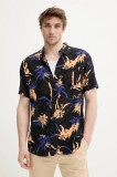 Rip Curl cămașă bărbați, culoarea negru, cu guler clasic, regular, 03QMSH