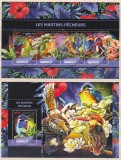 DB1 Fauna Pasari Pescar Djibouti MS + SS MNH, Nestampilat
