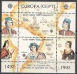 Cipru turc 1992 - Europa-cept,bloc,neuzat,perfecta stare(z), Nestampilat