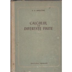 Calculul cu diferente finite - A. O. Ghelfond
