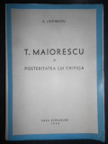 Eugen Lovinescu - Titu Maiorescu si posteritatea lui critica (1943)