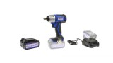 Pistol de impact cu acumulator, 400 Nm, 1/2 &quot;, Geko + acumulator de 18V 4.0 Ah Li-ion + incarcator