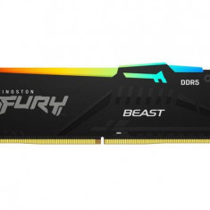 Memorie Kingston FURY Beast RGB, 16GB DDR5, 4800MHz, CL38