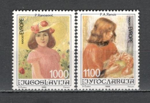 Iugoslavia.1988 Concurs de desene &quot;Prietenii Europei&quot; SI.591