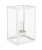 Cumpara ieftin Set 6 felinare metal alb Janie 18.5x18.5x30.5 cm