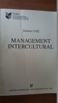 Management intercultural- Dumitru Zait foto