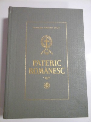 PATERIC ROMANESC - IOANICHIE BALAN - ed.1990 foto