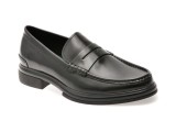 Mocasini ALDO negri, TUCKER 001, din piele naturala