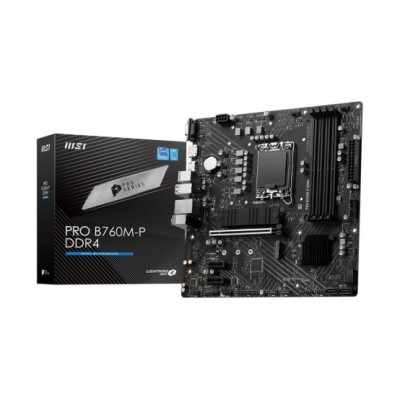 Placa de baza PRO B760M-P DDR4, Intel B760, Socket 1700, mATX &amp;quot;7E02-001R&amp;quot; foto