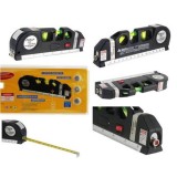 Nivela Profesionala cu laser + ruleta de 2.5 metri