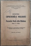 Despre capuchehaile Moldovei si poruncile Portii catre Moldova pana la 1829