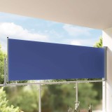 Copertina Laterala Retractabila Terasă vidaXL, 120x300cm, Albastru, Protectie UV, Vant, Intimitate