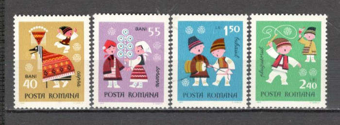 Romania.1969 Obiceiuri de Anul Nou CR.206