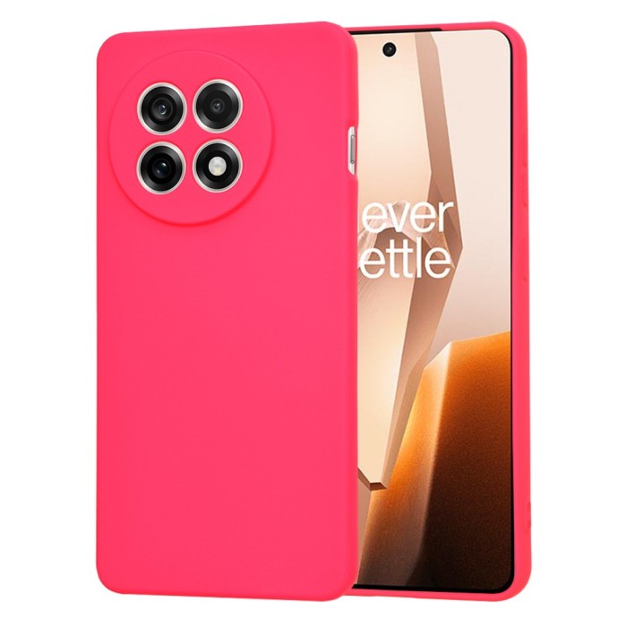 Husa silicon OnePlus 13R Techsuit SoftFlex, fucsia