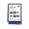 Prelata cu ochiuri de prindere 80g/m2 albastra 3x4m