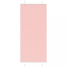 vidaXL Jaluzea plisată roz 100x200cm Lățime țesătură 99,4cm poliester 4015466