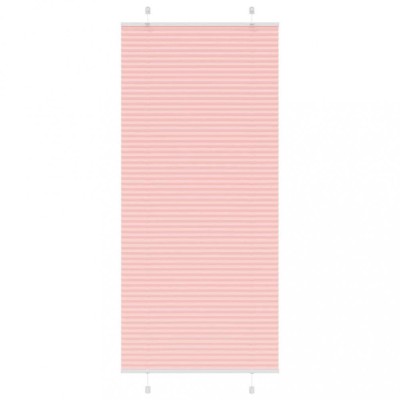 Jaluzea plisată roz 100x200cm Lățime țesătură 99,4cm poliester foto