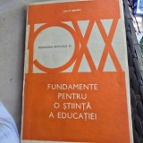Fundamente pentru o stiinta a educatiei - John Dewey