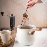 Ibric marmorat bej, pentru cafea turceasca, 1.8 litri, Kinghoff