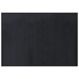 Cumpara ieftin Covor dreptunghiular, negru, 70x100 cm, bambus
