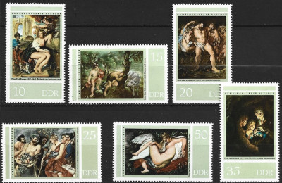 C5387 - Germania Democrata 1977 - pictura 6v.nestampilat MNH foto