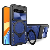 Husa pentru google pixel 9 / 9 pro - guard pro, pro anti-spy, blue