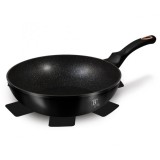 Cumpara ieftin Tigaie Wok, 30 cm, negru Rose Collection