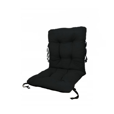 Perna sezut/spatar pentru scaun de gradina sau balansoar, 50x50x55 cm, culoare negru foto
