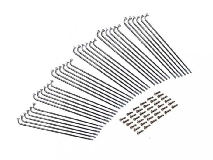 Set 36 spite si nipluri 193 mm, grosime 3.1mm