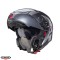 Casca modulabila pentru scuter - motocicleta (flip-up) Caberg model Levo X N1 gri metalic lucios Pinlock ready &ndash; lentila Pinlock inclusa (fibra de sti