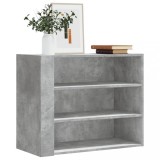 VidaXL Dulap de perete, gri beton, 75x35x60 cm, lemn prelucrat