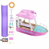 Barbie Dream Boat Barcă Playset cu Accesorii, Multicolor, Pentru Fete, 3 ani+