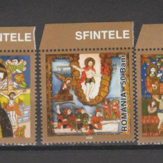 ROMANIA 2006 SFINTELE PASTI -Serie 5 timbre LP1711 MNH**